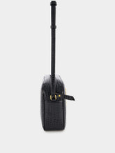 Saint Laurent Lou Crocodile-Embossed Leather Crossbody Bag
