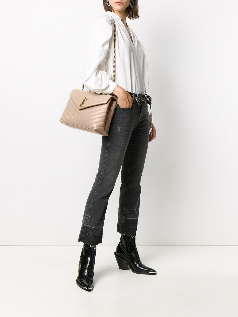 Saint LaurentLoulou Medium Shoulder Bag at Fashion Clinic