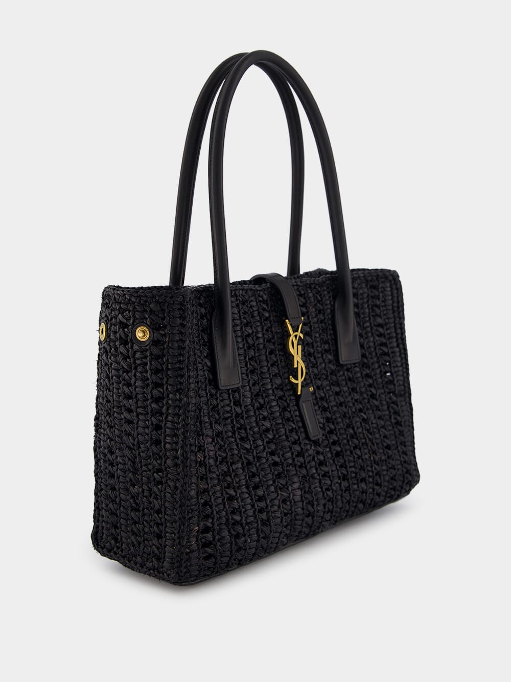 Saint LaurentPanier Raffia Tote Bag at Fashion Clinic