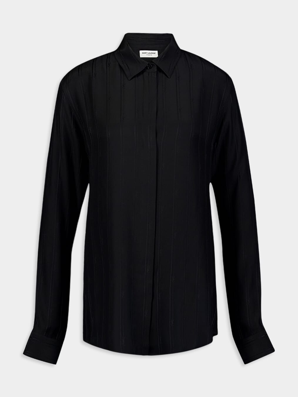 Saint LaurentSilk Cassandre Shirt at Fashion Clinic