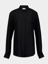 Saint Laurent Silk Cassandre Shirt