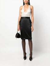 Saint Laurent Silk Satin Crepe Tank Top