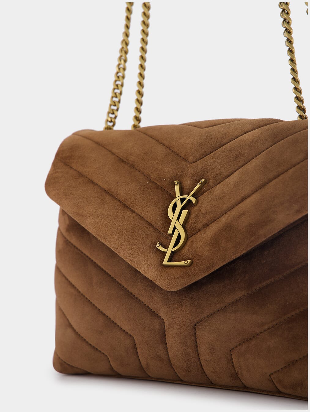 Saint LaurentSmall Loulou Suede Bag at Fashion Clinic