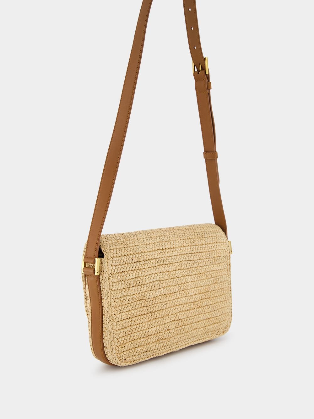 Saint LaurentSolferino Raffia Shoulder Bag at Fashion Clinic