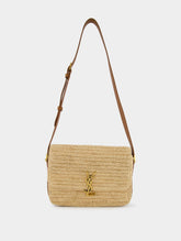 Saint Laurent Solferino Raffia Shoulder Bag