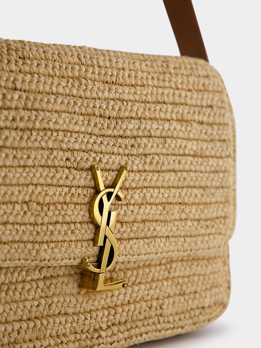 Saint LaurentSolferino Raffia Shoulder Bag at Fashion Clinic