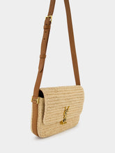 Saint Laurent Solferino Raffia Shoulder Bag