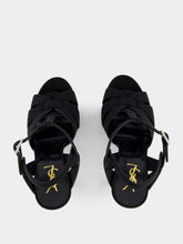 Saint Laurent Tribute 105mm Platform Black Sandals