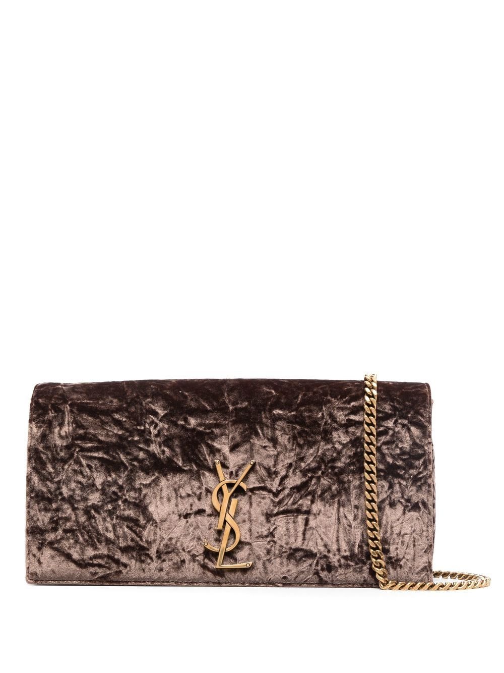 Saint LaurentVelvet Shoulder Bag at Fashion Clinic