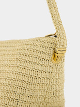 Saint Laurent Woven Raffia Shoulder Bag
