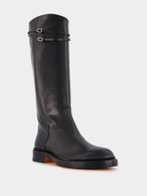 Santoni Knee-Length Leather Boots