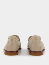 Santoni Leather Penny Loafers