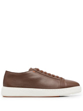 Santoni Leather Sneakers