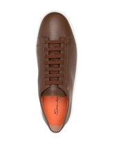 Santoni Leather Sneakers
