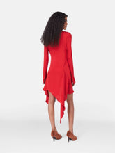 Stella McCartney Asymmetric Seam Cut-Out Dress
