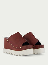 Stella McCartney Elyse 80mm Studded Wedge Sandals