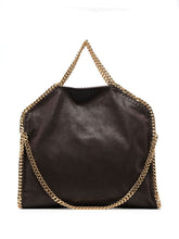 Stella McCartney Falabella Fold-Over Brown Tote Bag