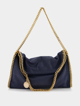 Stella McCartney Falabella Fold-Over Blue Tote Bag