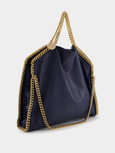 Stella McCartney Falabella Fold-Over Blue Tote Bag