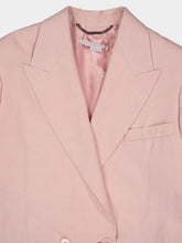 Stella McCartney Linen Blend Double-Breasted Blazer