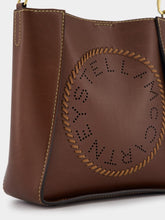 Stella McCartney Mini Frayme Bucket Logo-Plaque Bag