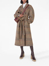 Stella McCartney Tweed Belted Double-Breasted Coat