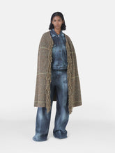 Stella McCartney Tweed Knit Cape Coat