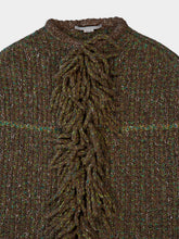 Stella McCartney Tweed Knit Cape Coat