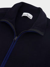 Stone Island Compass-Motif Zip-Up Knit Cardigan