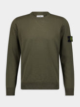 Stone Island Compass-Patch Virgin Wool Jumper