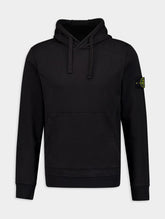 Stone Island Logo-Patch Cotton Hoodie