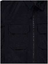 Stone Island Nylon Twill Black Shirt Jacket