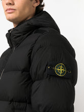 Stone Island Tunnel Down-TC Black Hooded Jacket