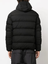 Stone Island Tunnel Down-TC Black Hooded Jacket