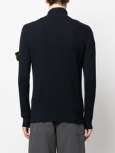 Stone Island Wool Knit Cardigan with Zip