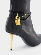Tom Ford 80mm Leather Pointed-Toe Boots