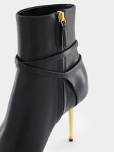 Tom Ford 80mm Leather Pointed-Toe Boots