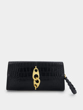 Tom Ford Crocodile-Embossed Leather Clutch