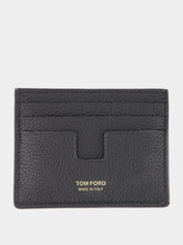 Tom Ford Grained-Leather Black Card Holder