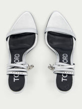 Tom Ford Padlock Pointy Naked 85mm Leather Sandals