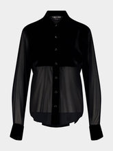 Tom Ford Panelled Buttoned Silk Shirt
