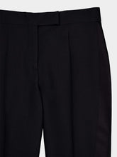Tom Ford Straight-Leg Silk-Blend Black Trousers