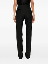 Tom Ford Straight-Leg Silk-Blend Black Trousers
