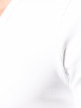 Tom Ford White Cotton V-Neck T-Shirt