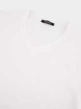 Tom Ford White Cotton V-Neck T-Shirt