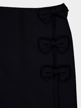 Valentino Garavani Crepe Couture Bow-Embellished Skirt