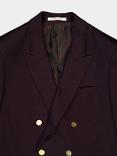 Valentino Garavani Double-Breasted Jacket In Stretch Cotton