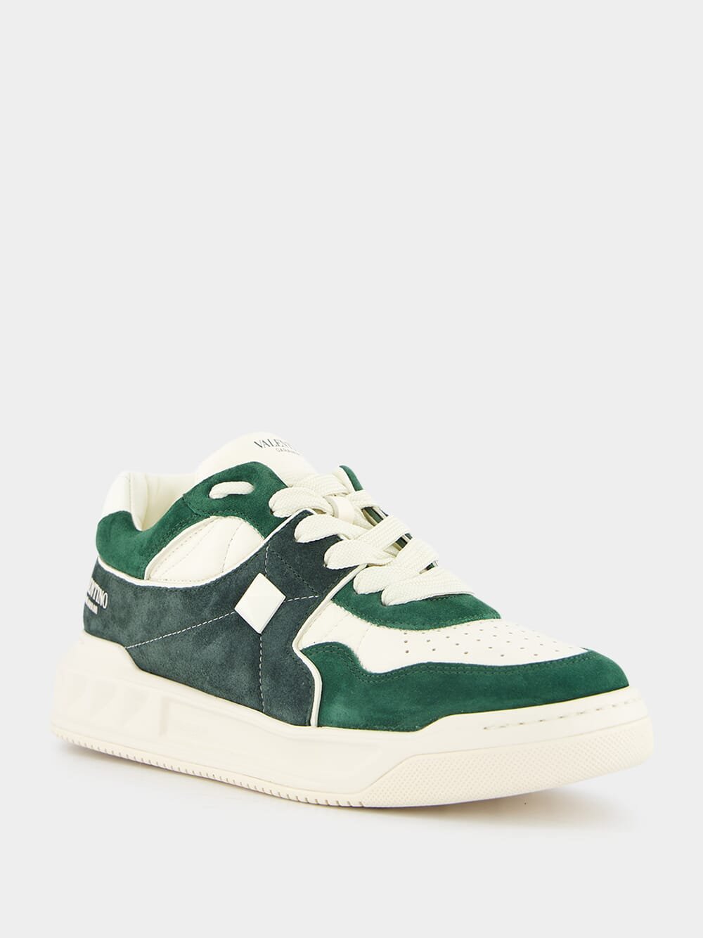 Valentino GaravaniOne Stud Logo-Print Sneakers at Fashion Clinic