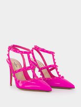 Valentino Garavani Rockstud 100mm Ankle-Strap Pumps