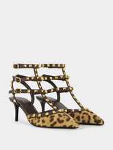 Valentino Garavani Rockstud Caged Leather Pump 65mm